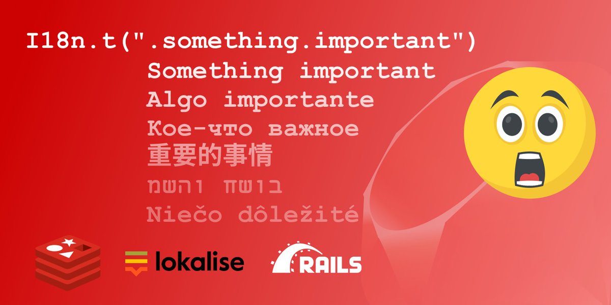 freevisionsk's tweet photo. What are the benefits of developing custom I18n backend for Localise translation platform in 💎 Ruby on Rails 💎?
Our experienced backend developer Martin Číž will explain to you in the new blog. https://t.co/evCHVZQ9Fx

#SoftwareDevelopment #Backend #RubyonRails #Lokalise #agile https://t.co/6xN5y0FgPC