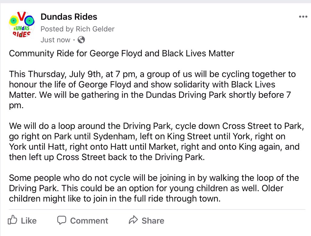 Join us Thursday, July 9th at 7:00 p.m., Dundas Driving Park.