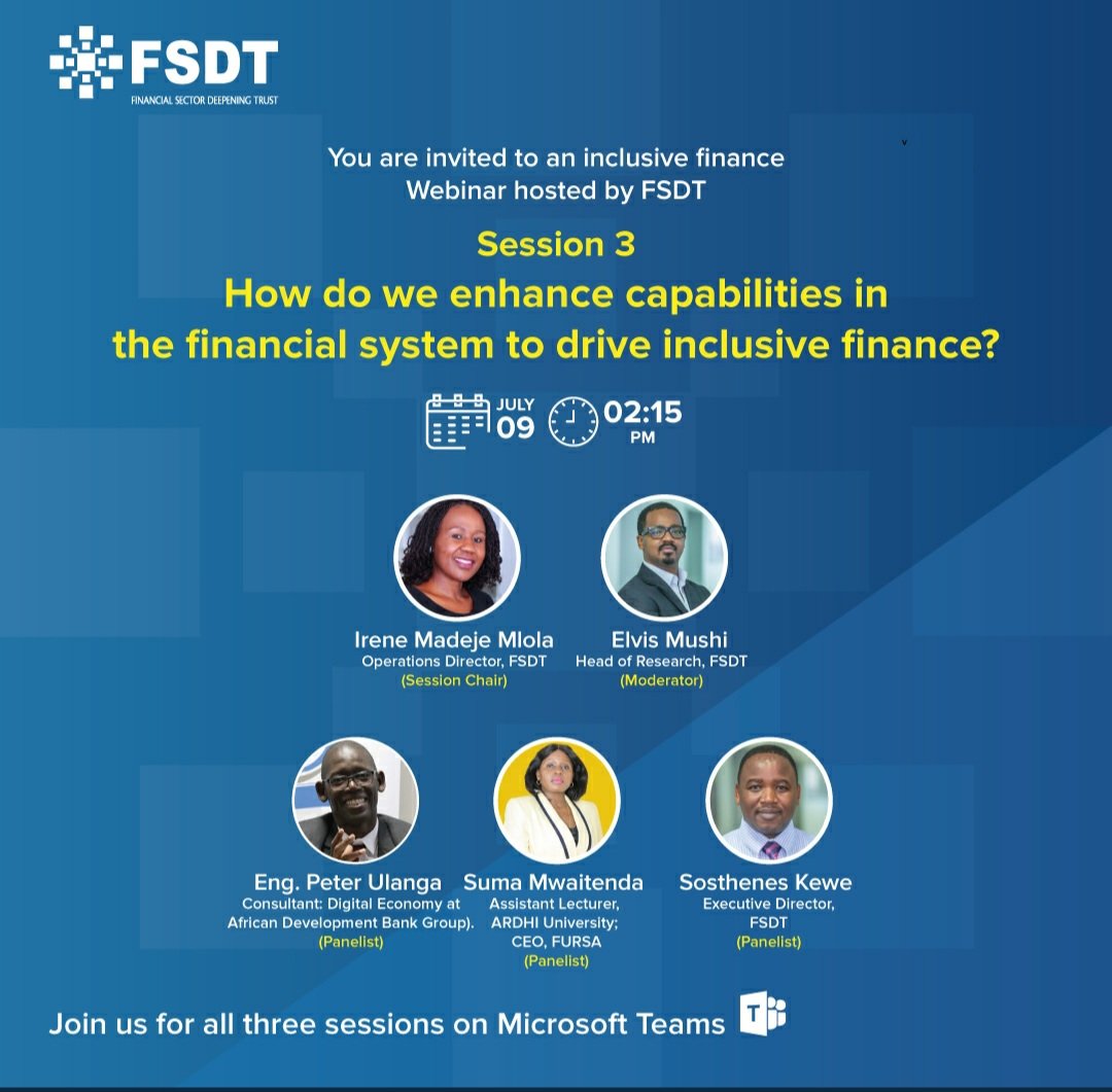 J_Kemibaro's tweet photo. The Teams link is
https://t.co/3bH9dIP4ia
@FSDTanzania
#InnovativeInclusiveInsurance
#Insurance
#Microinsurance
#UniversalHealthCoverage
#FinancialConsumerProtection
#financialeducation
#FinancialLiteracy https://t.co/oJpVyYLJ2B