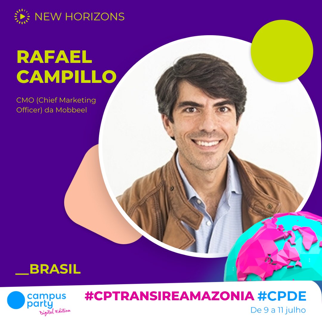 mobbeel's tweet photo. Mañana a las 19:00h (Spain) Nuestro CMO @Eleklektiko da una charla sobre #biometría para la Campus Party Brasil a la que estáis todos invitados (evento gratuito) 😉👉 Biometría en la nueva realidad👈 #cptransireamazonia #cpde #campusparty #youarethekey https://t.co/o6qmLHlYOr https://t.co/oMezxv8mtj