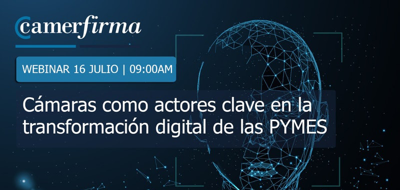 Desde #Camerfirma invitamos a todas las Cámaras de Comercio a que participen el próximo jueves 16 de julio en un #webinar exclusivo en el que sentaremos las bases de una estrecha colaboración con las mismas, jugadores clave en la transformación #digital de las #PYMES.