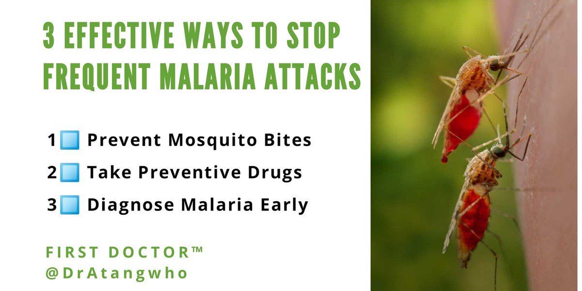 Someone asked yesterday, "I often fall sick of  #malaria coz I'm  #genotypeAA. Is there anything those with AA can do to reduce this?"  Let's answer you now.A thread {Share for awareness!}