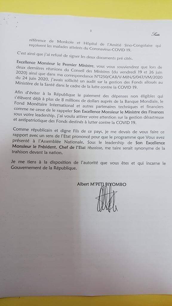 #Gouvernance:Ce document attribué au Vice-ministre de la santé fait des révélations accablantes d'une gestion opaque des fonds alloués à la riposte contre COVID19.une enquête judiciaire vivement souhaitée.#RDC <a href="/Presidence_RDC/">Présidence RDC 🇨🇩</a> @ <a href="/PrimatureRDC/">Primature de la République Démocratique du Congo</a> <a href="/MinJusticeRDC/">MinJusticeRDC</a>