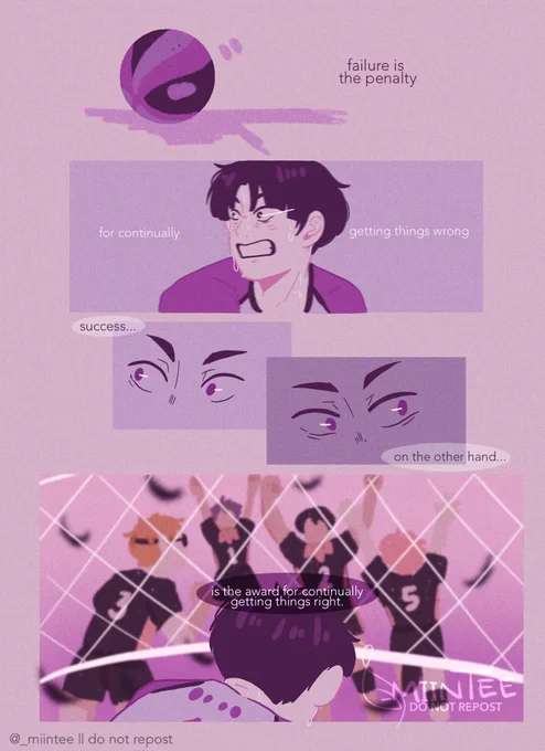 failure and success
in which goshiki tsutomu, the then ace and captain of shiratorizawa, never got to make his team fly as high as before.

[ #ハイキュー #haikyuu #hq ] 