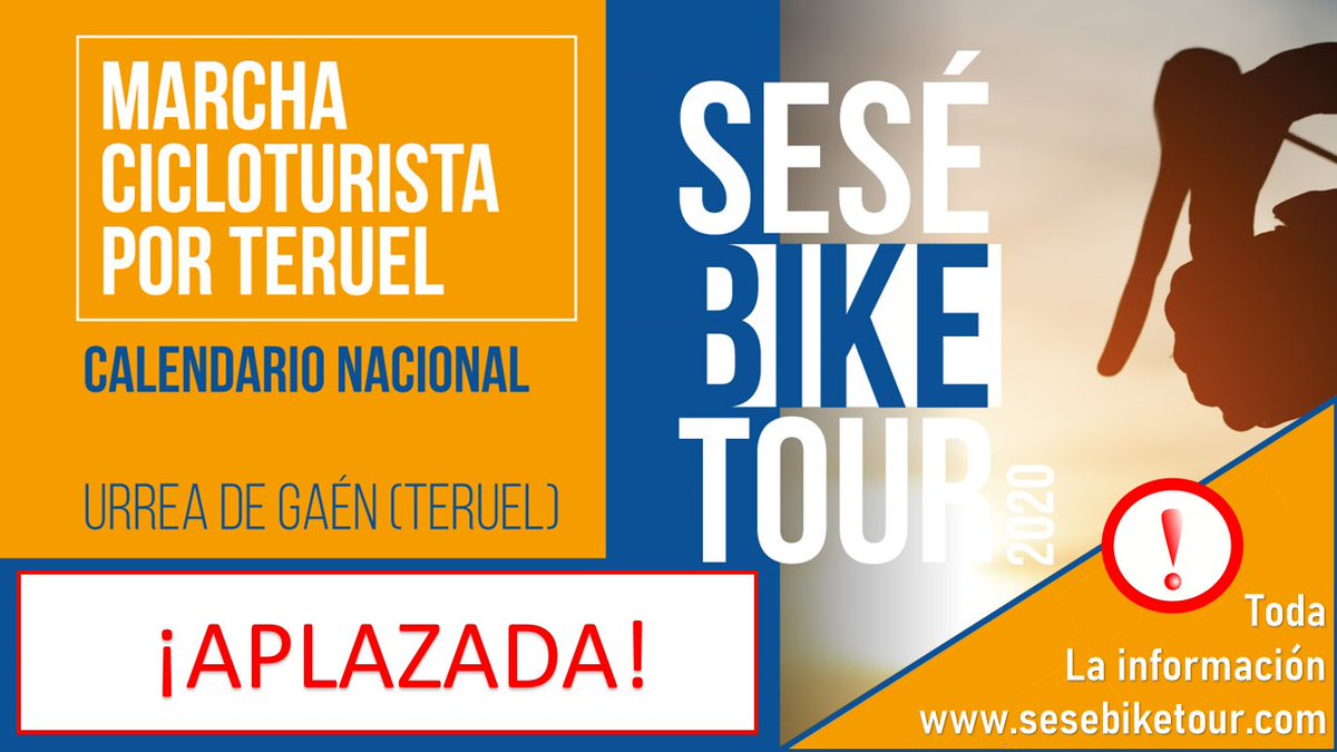 ¡APLAZAMOS!
📌Opciones a elegir:
1 - Trasladar la inscripción - Regalo cuello <a href="/HeboFactory/">Hebo</a> 
2 - Solicitar la devolución parcial (Donativo)
3 - Solicitar la devolución íntegra (100%)
info>sesebiketour.com