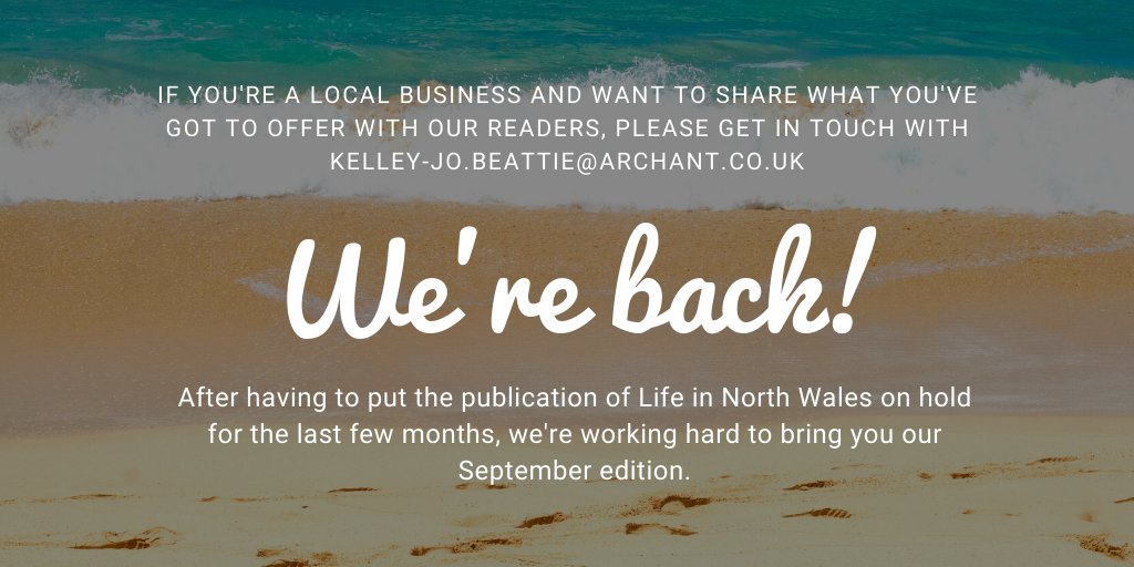 🌟 We're back! 🌟

If you're a local business or individual with a story to share in our September edition, please get in touch 👇 We can't wait to hear from you 🌞