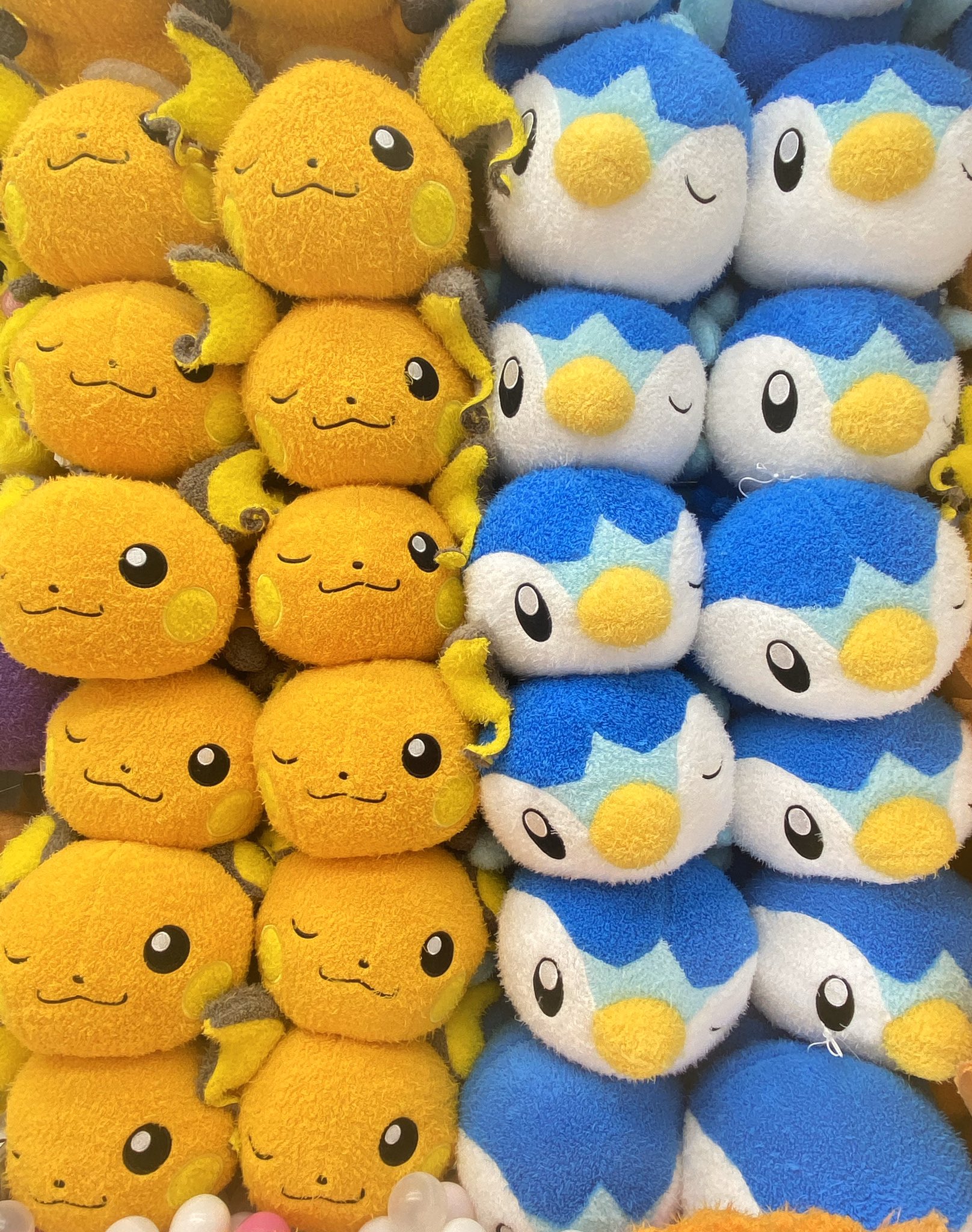 ヒノッチ 昨日登場のバンプレのポケモンプライズ くつろぎタイム でっかいぬいぐるみ ライチュウ ポッチャマ もっこもこ 寝そべっててきゃわぁ T Co 34ilzvfyoo Twitter