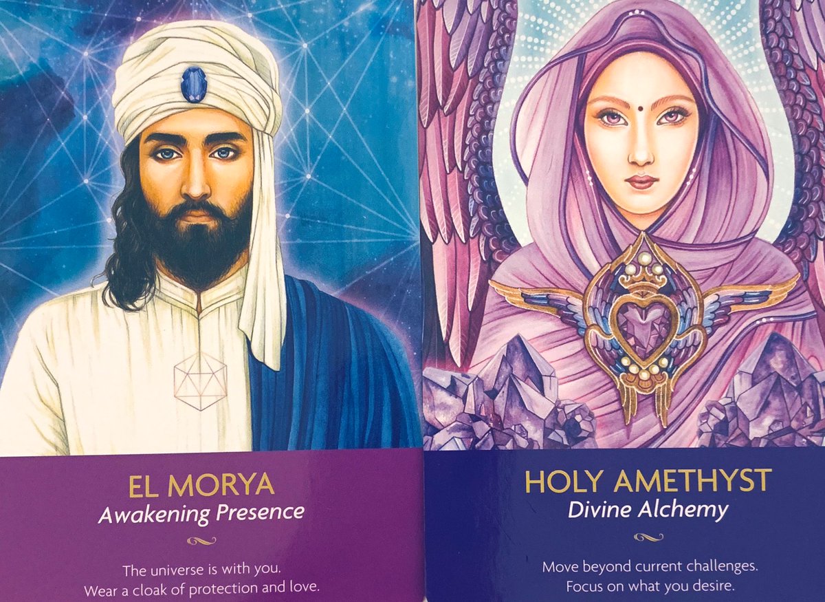 ZingleCJ's tweet photo. 7/8/2020: El Morya &amp; Holy Amethyst
 
#AwakeningPresence
#DivineAlchemy

The universe is with you. Wear a cloak of protection and love. Move beyond current challenges. Focus on what you desire. https://t.co/DuVn6gKE9A