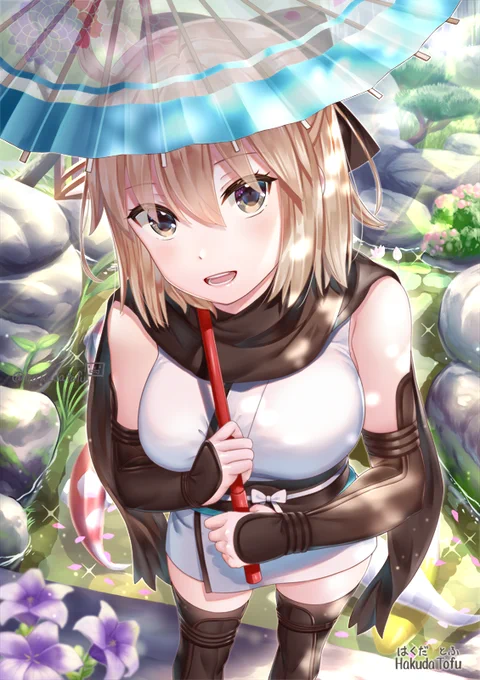沖田さんとの生活9を描きました⛱️ #FGO #FateGO 