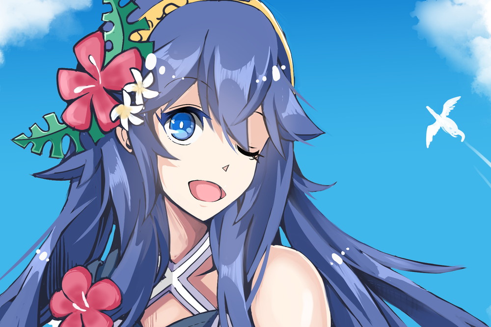 ルキナ(ファイアーエムブレム) 「イラストリメイク 水着ルキナちゃん 」|伝書ひよこ🐟のイラスト
