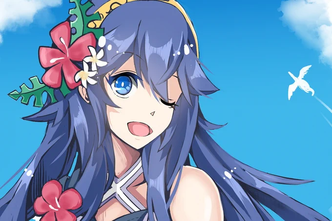 イラストリメイク 水着ルキナちゃん 