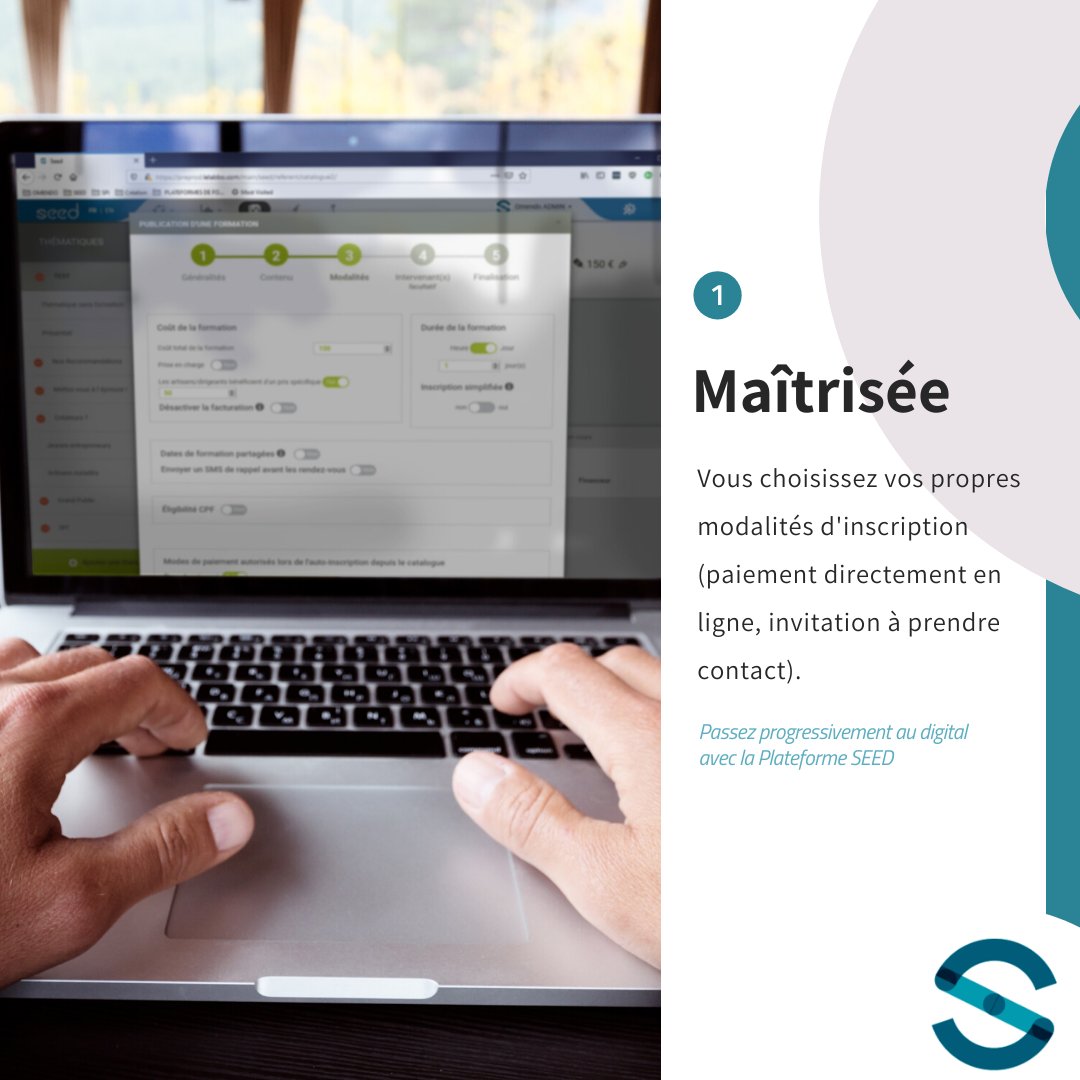 PlateformeSeed's tweet photo. Le processus d'inscription avec la Plateforme SEED sous 3 angles :

- La maîtrise
- L'adaptation
- La transparence

Demandez une démo et passez progressivement au #digital avec la Plateforme SEED 👇
https://t.co/znZDkvfjrn https://t.co/Nfe0hoU6IK
