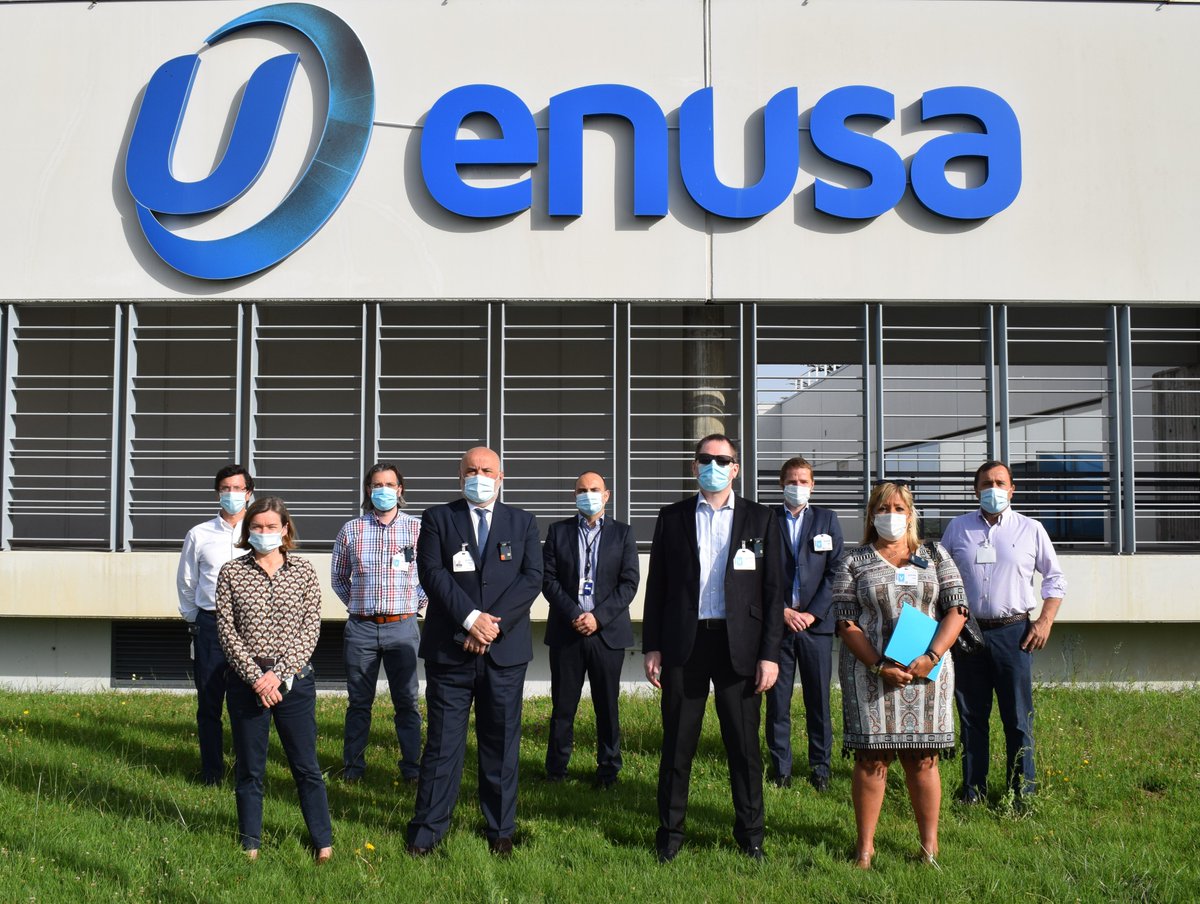 Hoy ha visitado nuestra fábrica Emmanuelle Verger, directora de la Division Combustible Nucléaire de <a href="/edfenergy/">EDF 🇬🇧</a>, junto con parte de su equipo directivo. Ha sido recibida por el presidente <a href="/jvberlanga/">JVBA.</a> y por <a href="/charoarev/">charo arevalo</a>, Pablo Vega y <a href="/MiguelMontes64/">Miguel Angel Montes</a>