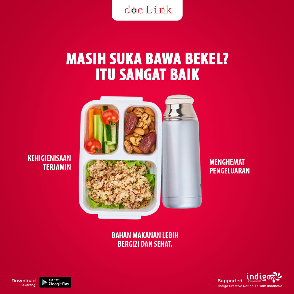docLink_Indo's tweet photo. Biasakan untuk membawa bekal makanan dari rumah, terutama di masa Pandemi seperti saat ini! https://t.co/iG10F49PrK