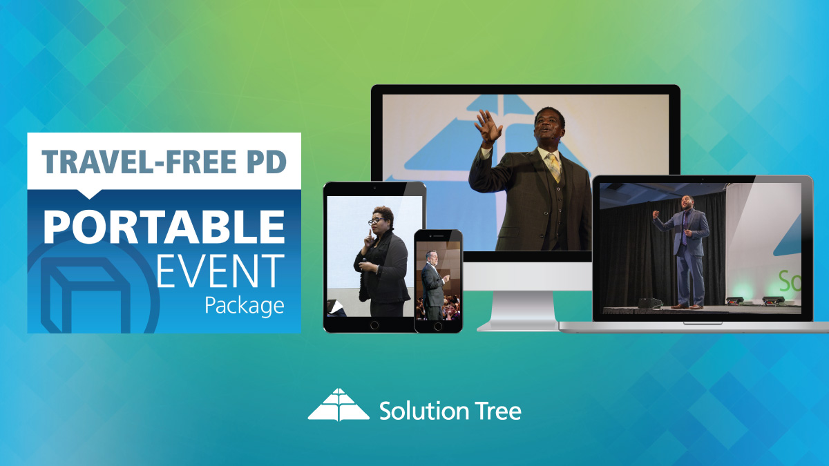 SolutionTree's tweet photo. This week we have had educators reach out to us about virtual PD options so that they can continue to do what they do best. To fulfill this request, we have put together a Portable Event Package for RTI at Work. Read more about this option on our website. https://t.co/X1pqBFXJOo https://t.co/uH5pxDN3N3