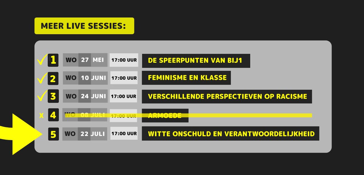 AmsterdamBIJ1's tweet photo. De #WebinarBIJ1 over armoede kan helaas vanmiddag niet doorgaan. Wie zich had aangemeld heeft inmiddels een mail ontvangen. Maar #SaveTheDate: 22 juli is de webinar over #WitteOnschuld en #WitteVerantwoordelijkheid door #GloriaWekker, #AnjaMeulenbelt en moderator Ruud Tevreden! https://t.co/KNSQ3EAvP6