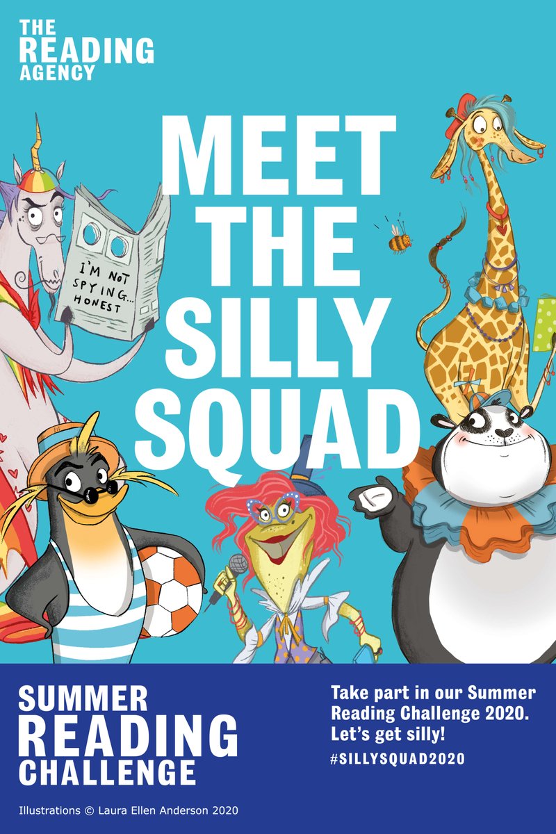 NottsLibraries's tweet photo. 📢 GET SILLY THIS SUMMER! 📢 

The Summer Reading Challenge is back with Silly Squad and this time it's in an all-new, all-digital format!

Find out more and sign up online! ➡️  https://t.co/n0634QrWbs ⬅️ https://t.co/UKX9dtxcD5