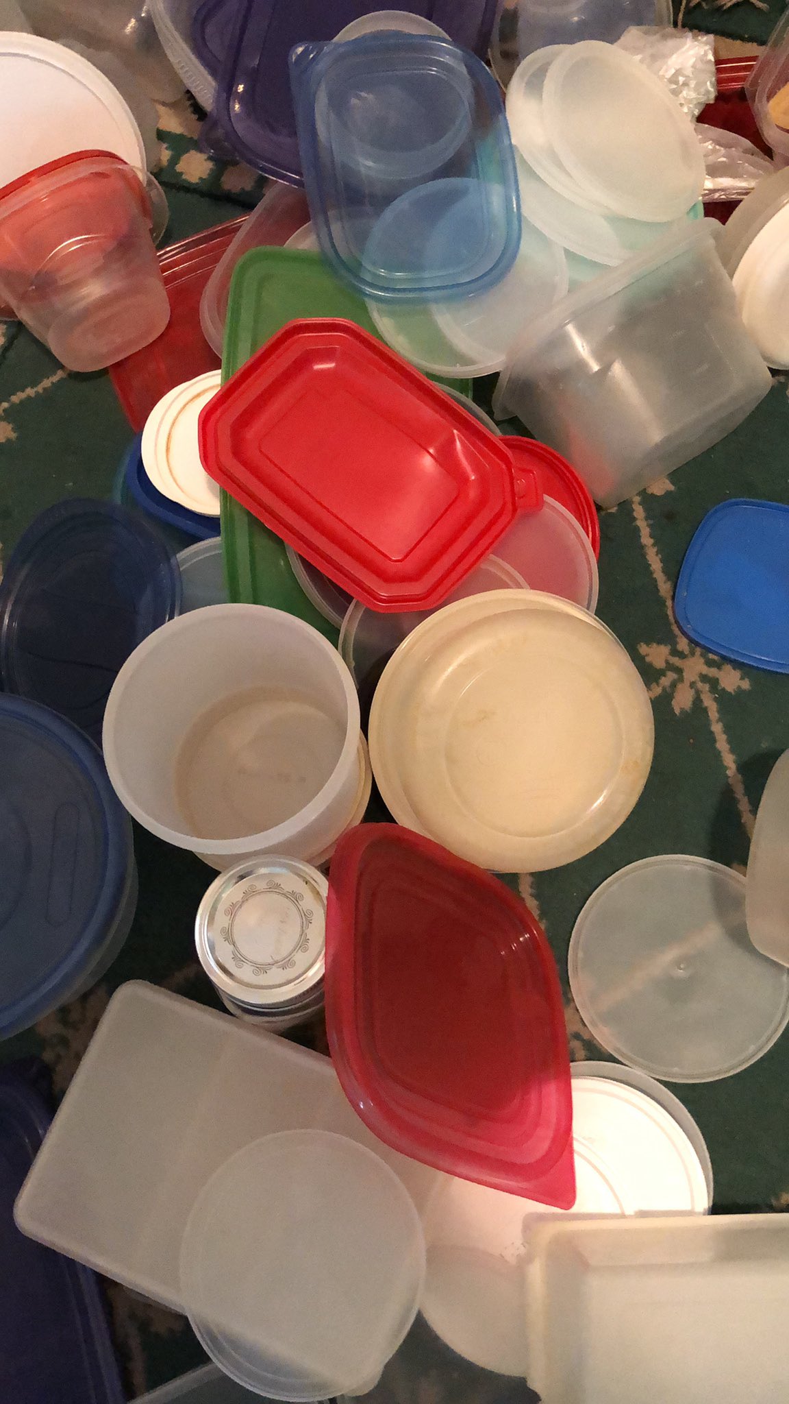 Rose Marie Guess on X: It's the container hoarding part of cleaning out my  parent's house. I've already thrown away at least 30 empty sour cream,  cottage cheese, and ice cream containers.