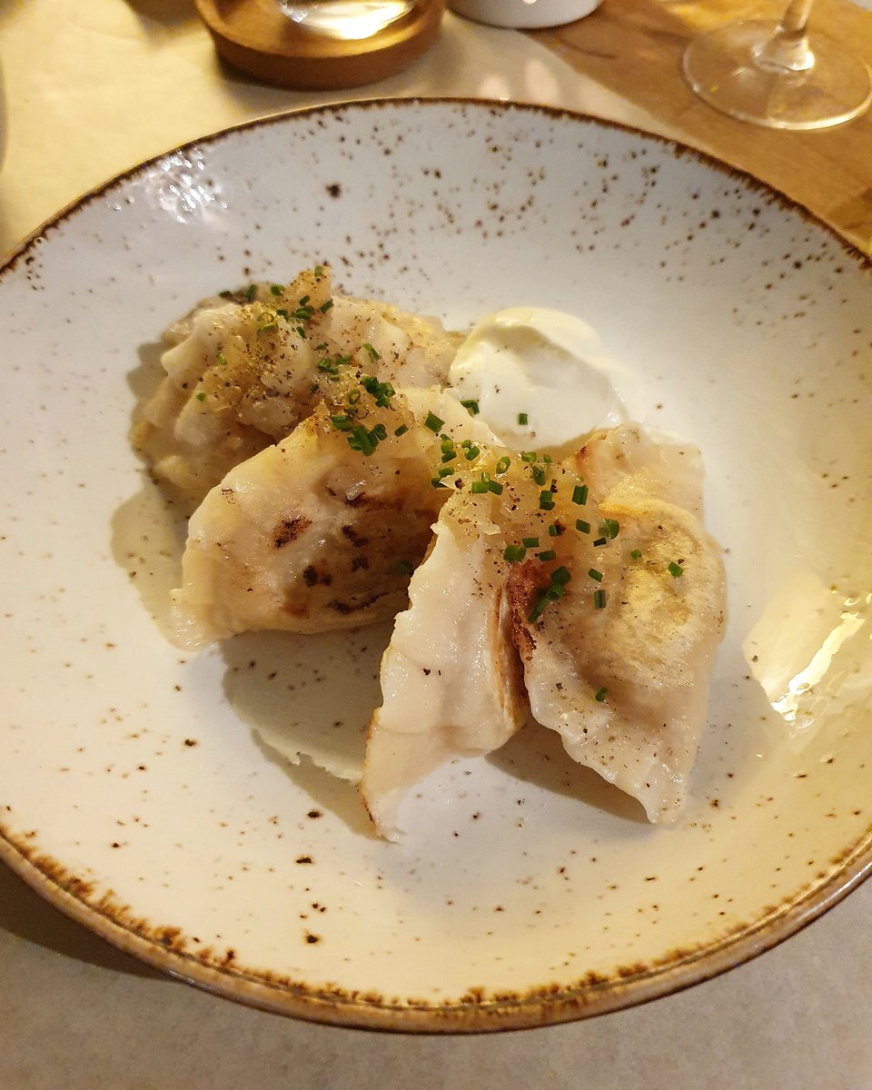 Just had a *stupendous* dinner. Partly the company of my dad, obviously, and partly the food <a href="/sparrows_mcr/">The Spärrows</a>. I can't tell you how good it is. To the point that you stare at the 4-5 simple ingredients on the plate, wondering what culinary alchemy could make them sing so. A joy. Go!