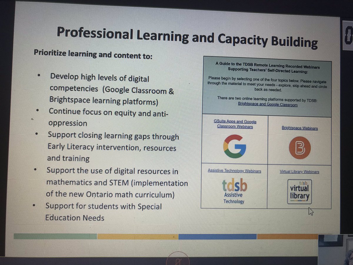 Professional learning and capacity building