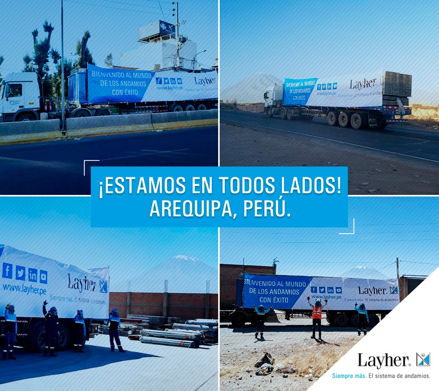 LayherPeru's tweet photo. ¡El #SoporteLogístico de #LAYHERPERÚ, no conoce LÍMITES! 
🔝 Estamos para asumir los retos más grandes donde estés. #PoderLayher https://t.co/wgjLUCieEJ
