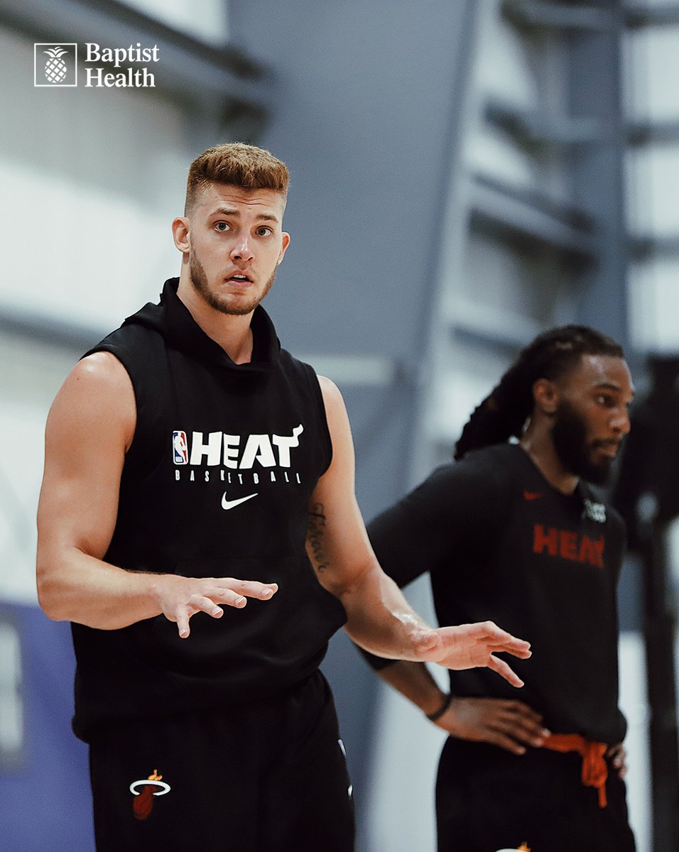 MiamiHEAT's tweet photo. Another day in the bubble... 1% better
#HEATCulture | #Spoism | @BaptistHealthSF https://t.co/bVH9IA3OaW