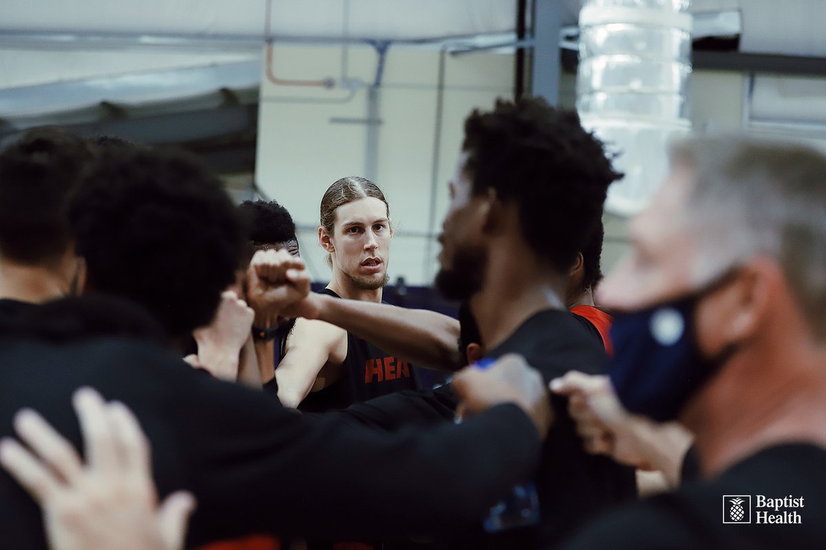 MiamiHEAT's tweet photo. Another day in the bubble... 1% better
#HEATCulture | #Spoism | @BaptistHealthSF https://t.co/bVH9IA3OaW