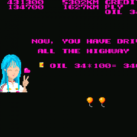 Clarice being the name of the protagonist of City Connection (in the original arcade version, at least)