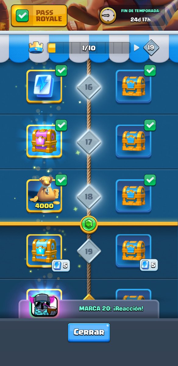 Sorteo de 5 Pases Royale 🥳🔥🔥
Seguir:

@Team_ExiliumGG ✅
@Lillard_Exilium ✅

Dar RT y FAV 🔄❤️

Finaliza el 22 de julio, sencillito suerte y código soking siempre!