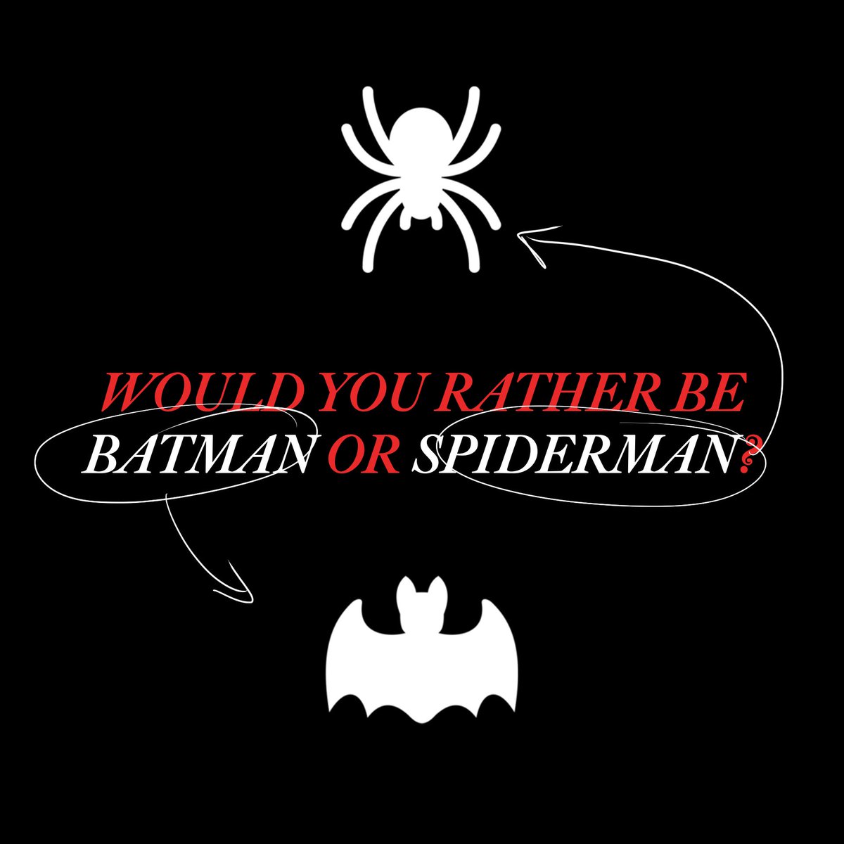 ecc_bloomington's tweet image. DEFEND YOUR ANSWERS - because this is gonna be good. 😎

#eccbloomington #superheroes
#batman #spiderman #spideysense
#i'lltakeabatcaveplease