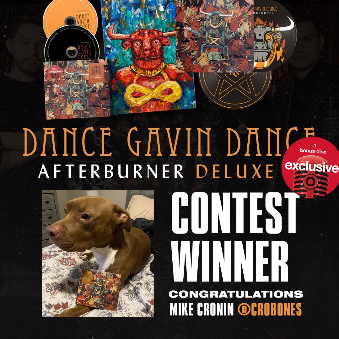 riserecords's tweet photo. Congrats to @crobones for winning the #AfterburnerTarget contest! https://t.co/AEfkGiNkqe