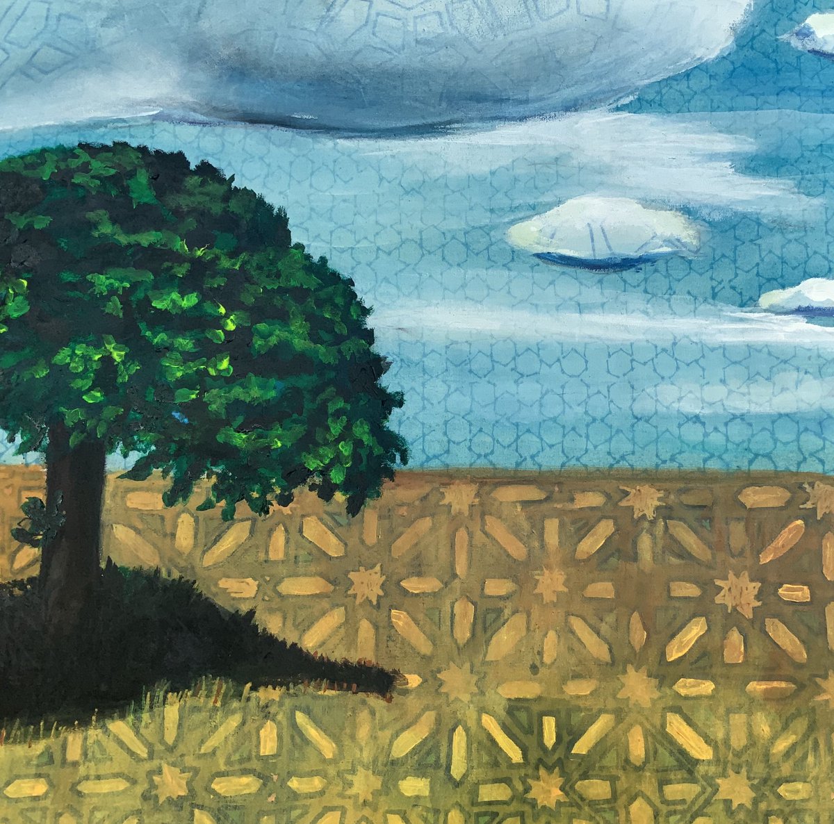caroline_HD_Art's tweet photo. Evergreen Oak, Andalusia, Spain , Mixed media watercolor and acrylic on unstretched canvas
#contemporaryart #acrylicpainting #watercolorpainting #painting #escapeart #andalusia #spain #art #artistsoninstagram #instart #playingwithpatterns https://t.co/8j3yLz2PYT