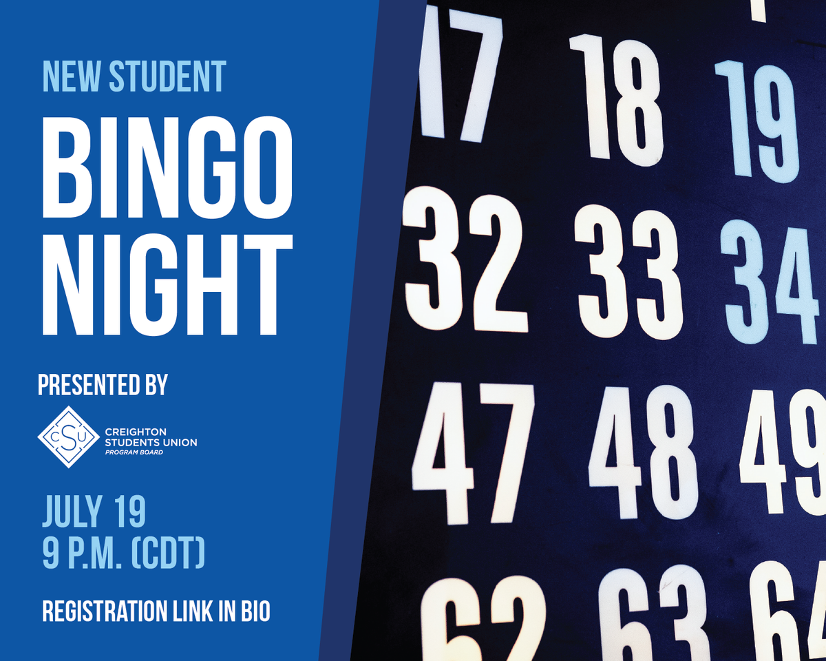 Join CSU Program Board for a virtual Bingo Night! Program Board will host events all year, and they're excited to introduce you to a night of fun before you come to campus in the fall! Please use the link below to register for this event.

linktr.ee/newbluejays