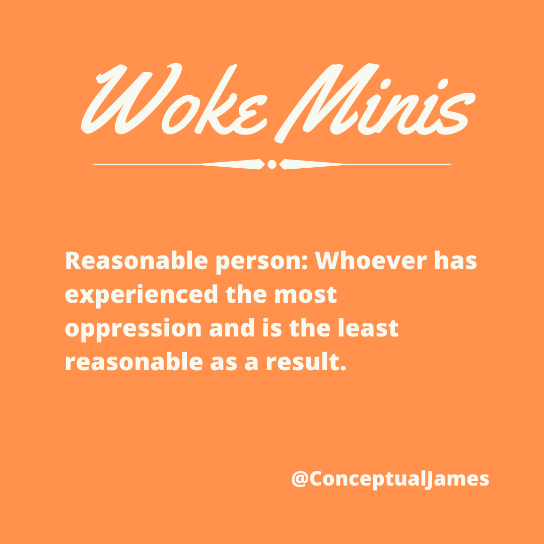  #WokeMinis  #ReasonablePerson