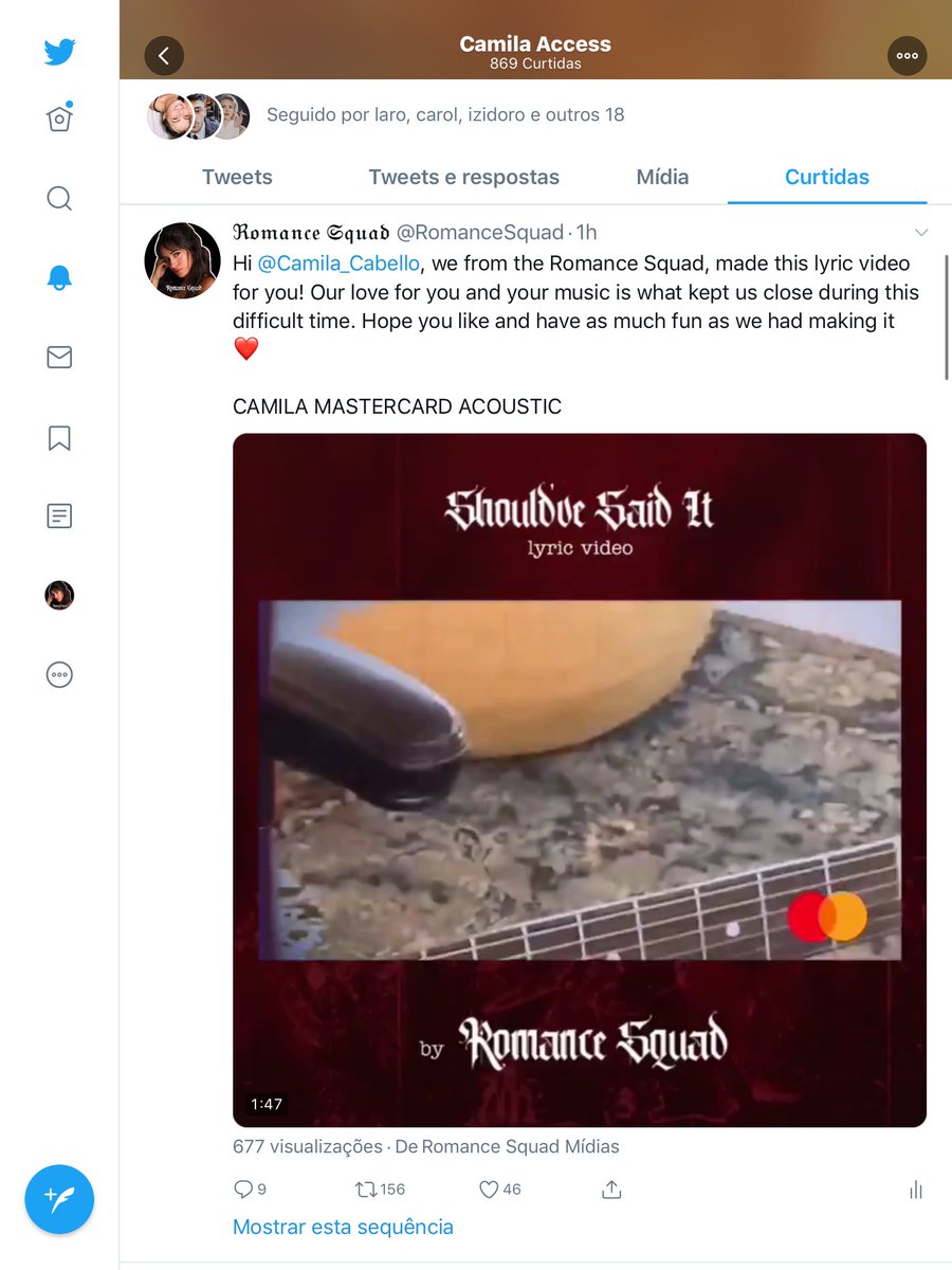 RomanceSquad's tweet photo. OMG @CamilaAccess LIKED OUR PROJECT!! WE ARE SCREAMING https://t.co/befO0q2WEk