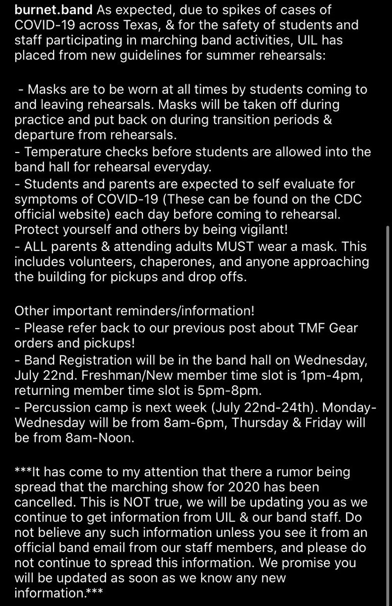 Updates and important information! More info about TMF gear order and pick up on our instagram page.