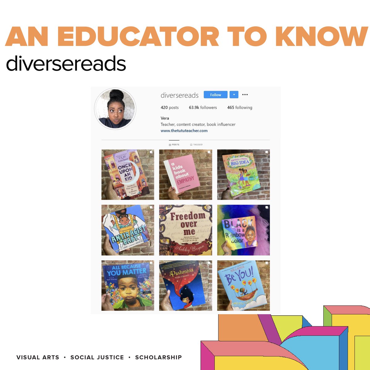 Shoutout to <a href="/tututeacher/">TaraGat</a>! Vera is an educator, content creator, and book influencer. We absolutely love all the resources shared on her account. If you are looking for a way to add diversity into your personal library, this page is an excellent way to start!