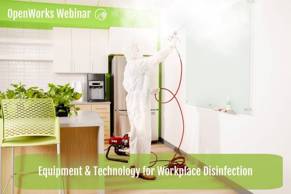 OpenWorksAZ's tweet photo. Join us for a free webinar about the proper equipment and necessary technology for workplace cleaning and disinfection on Thursday, July 23 at 1 p.m. EST/ 10 a.m. PST.
Register here: https://t.co/rd1h41dn5E
#workplace #keepyourworkerssafe #essentialbusiness #covid19 https://t.co/xMvCJA19nw