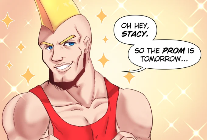 Chad Thundercock invites Stacy to the prom! ?? 