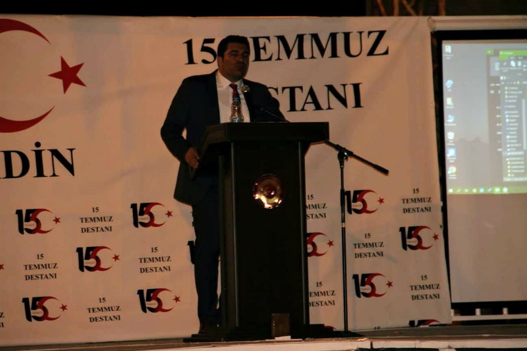 Diyadin004's tweet photo. İlçemizde 15 Temmuz Demokrasi ve Milli Birlik Günü Anma Programı düzenlendi. Program kapsamında Kur'an-ı Kerim okunarak, aziz şehitlerimizin ruhuna dualar edildi. 

#15TemmuzGecesi https://t.co/ugtwlUYUD3