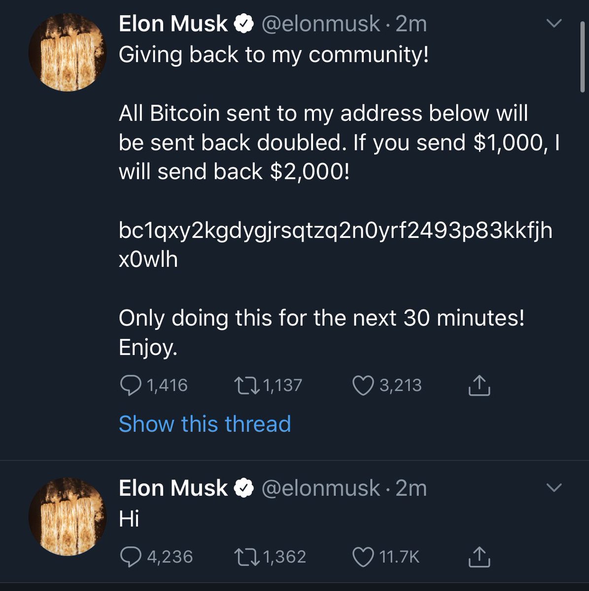 bingyliscious's tweet photo. #hacked #ElonMusk https://t.co/Pur1aTuHrv
