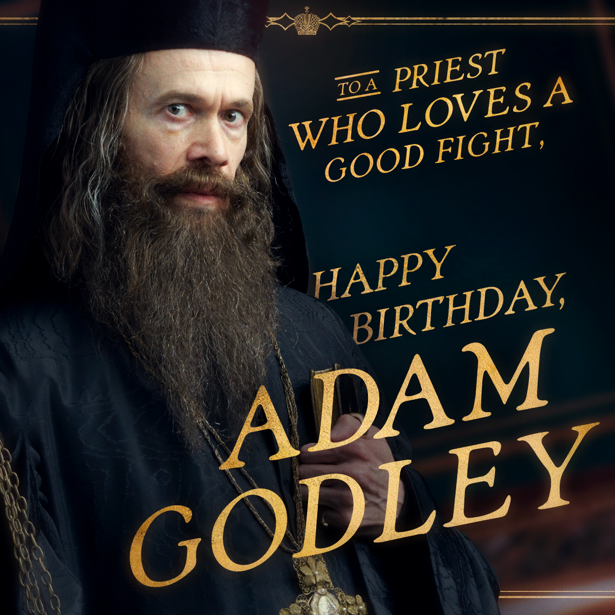 We are truly blessed to have you in our court, Adam Godley. Happy birthday! 