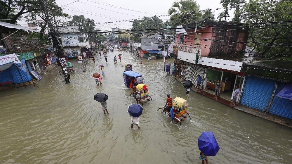 lambusuri's tweet photo. 'A third of Bangladesh underwater' after heavy rains, floods  At least 1.5 million people are affected, as rivers threaten to burst their banks, officials say.#new #Somali #AlJazeera #BBC https://t.co/r768jraSDH