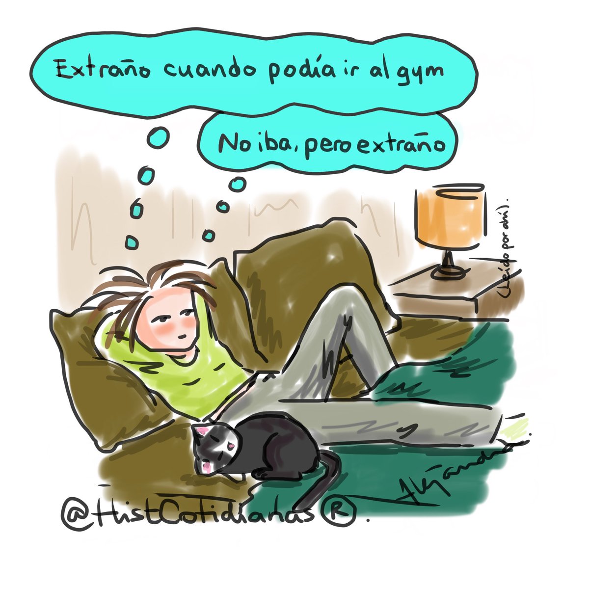 Extraño cuando podía...