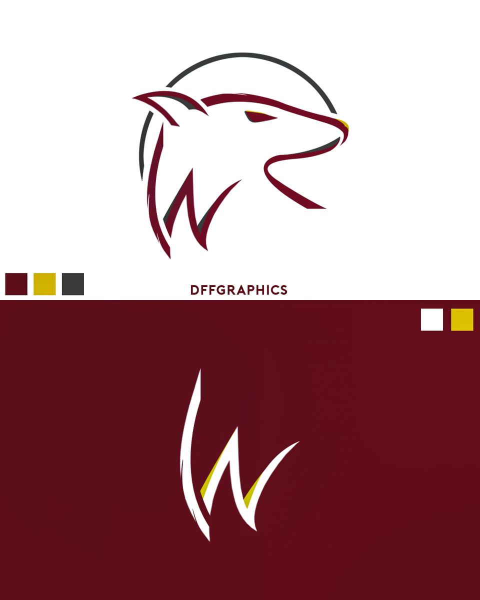 DFF_Graphics's tweet photo. Should Washington rebrand as the Red Wolves? 
.
.
#NFL #Washington #Redwolves #WashingtonRedWolves @dh_simba7 @TheTerry_25 @Redskins https://t.co/ANE6zDKveT