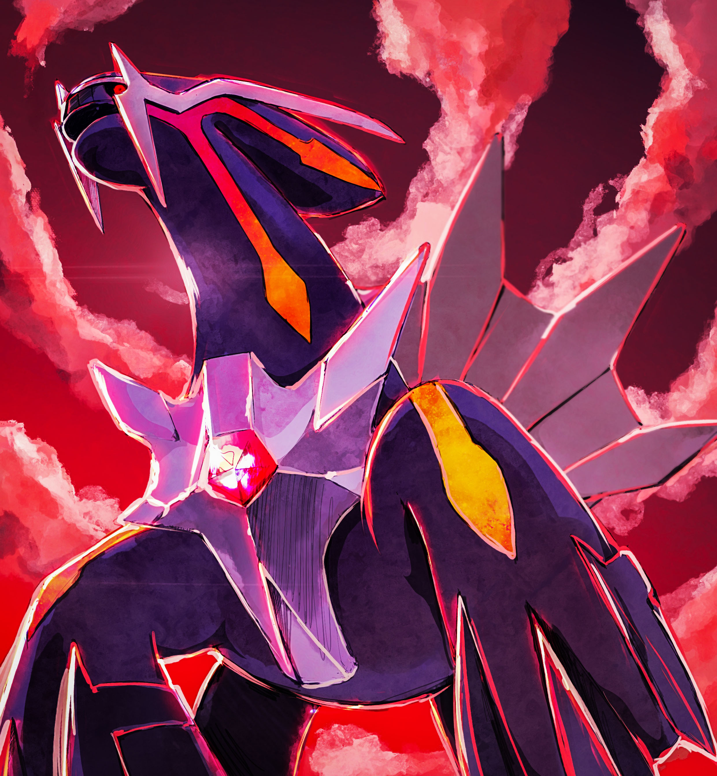 ツジャーカ お題ありがとうございます ポケモン不思議のダンジョンより 闇のディアルガ です けっせん ディアルガ を聴きながら描きました いい曲なんじゃ T Co Dbeqvawn0o Twitter