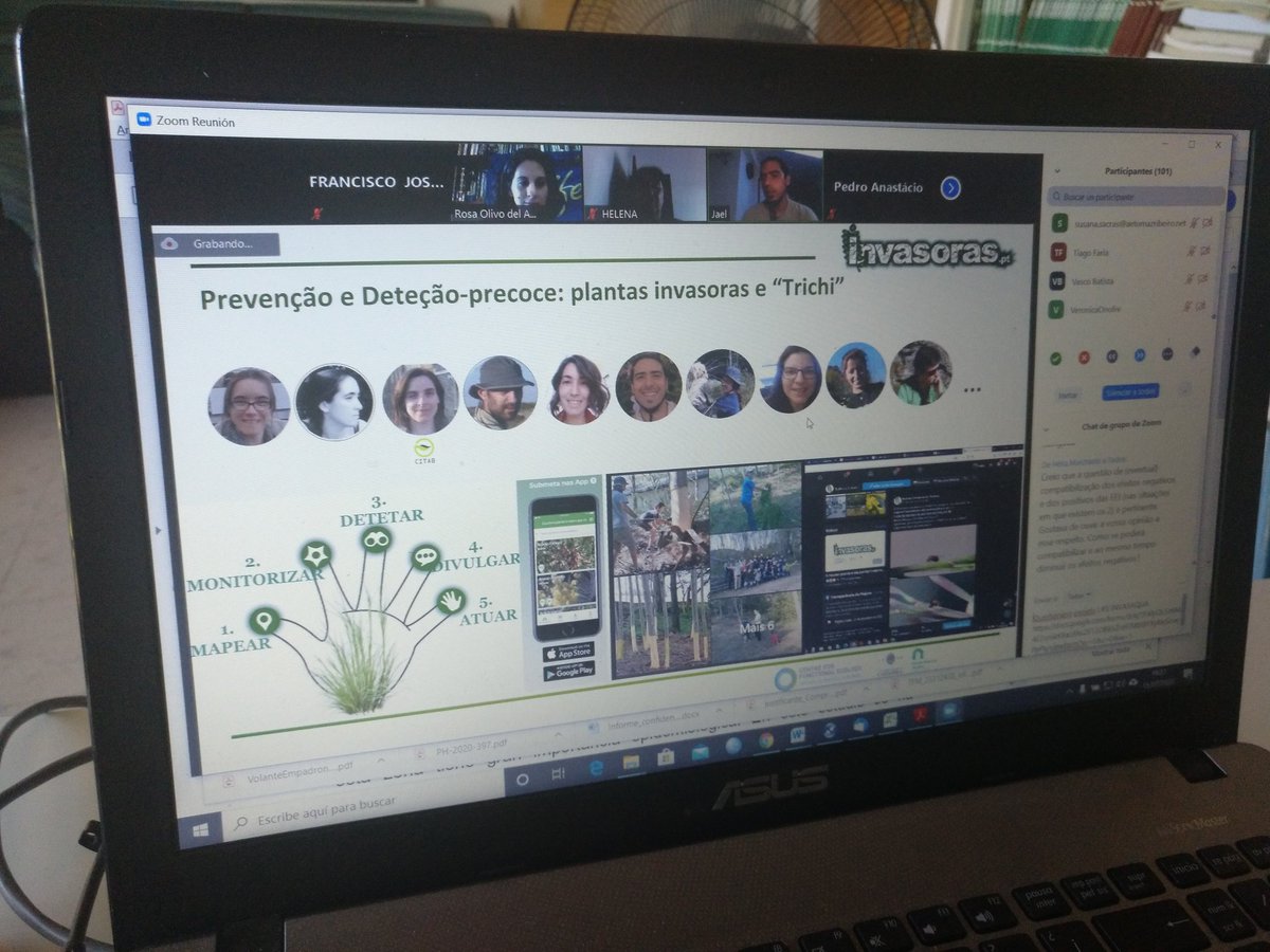 fjOlivaPaterna's tweet photo. Conferencia final de la webinar por Jael Palhas!!! Gracias @Invasoraspt por la colaboración con @LifeInvasaqua!!! https://t.co/SHzFmSmAzz