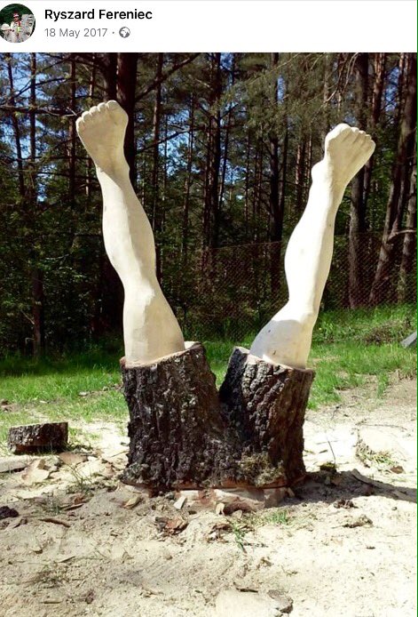 Great #woodcarving #humour 👏🏼 thanks <a href="/wrwassociation/">West Riding</a> for finding it 😉
