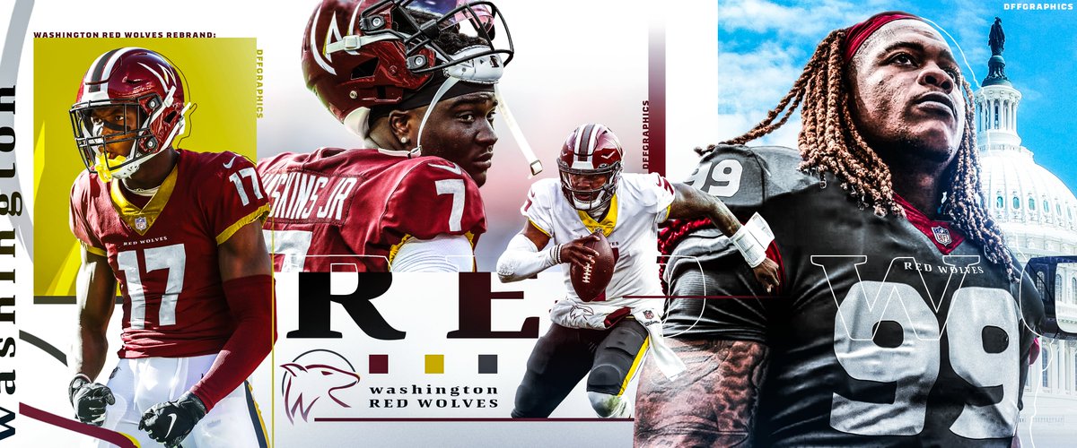 DFF_Graphics's tweet photo. Should Washington rebrand as the Red Wolves? 
.
.
#NFL #Washington #Redwolves #WashingtonRedWolves @dh_simba7 @TheTerry_25 @Redskins https://t.co/ANE6zDKveT