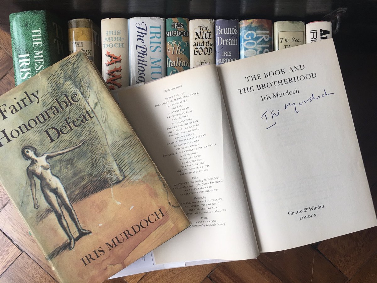 I have shared my box of annotated delights, my ornamental flowering new ⁦<a href="/VintageClassics/">Vintage Classics</a>⁩ and now this modest collection of beauties #irismurdoch101